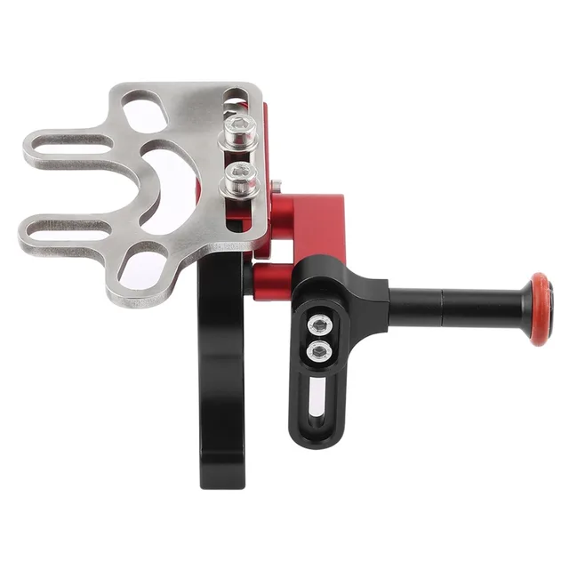 UrbanNest - Levier D'extension Pour Déclencheur D'obturateur De Caisson étanche | Alliage D'aluminium, 130x90x60 Mm, Rouge - Pour GoPro Et Autres Caméras D'action