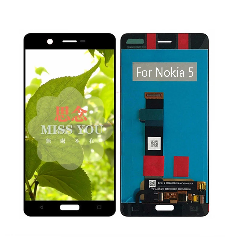 Протестированный для Nokia 5 6 8 ЖК-дисплей кодирующий преобразователь сенсорного экрана в сборе