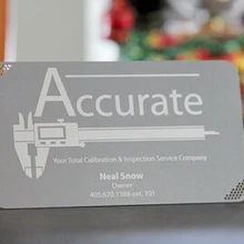 Металлический цвет, металлические визитки, 100 шт в партии роскошный Металл Бизнес ВИП-карта карты, двухсторонняя № 3029