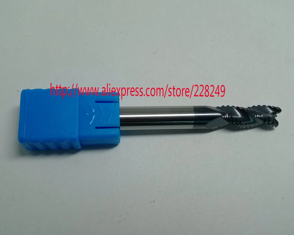

1pc D8*20*D8*60 HRC45 3 Flutes Tungsten Solide Carbide Roughing End Mills For CNC Milling Tools