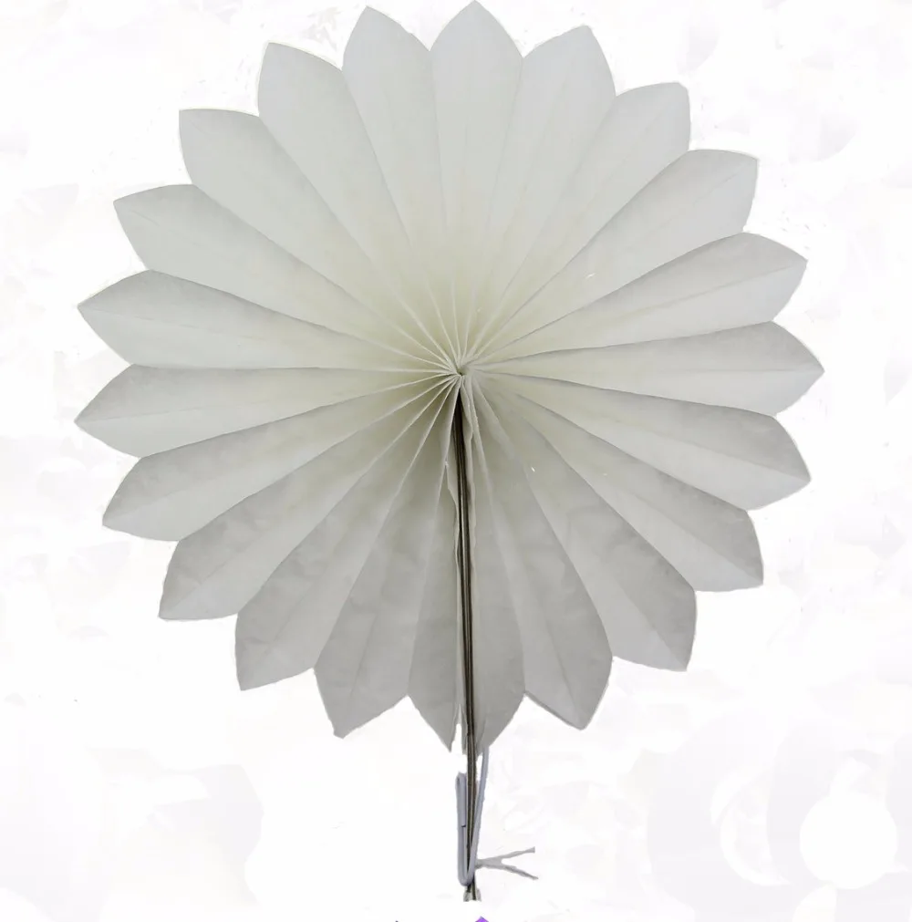 FANLUS Valentine's Day Decoration 20cm Paper Wheel Fans Pom Poms Flowers for Bridal Shower Wedding Anniversary Birthday Party  (22)