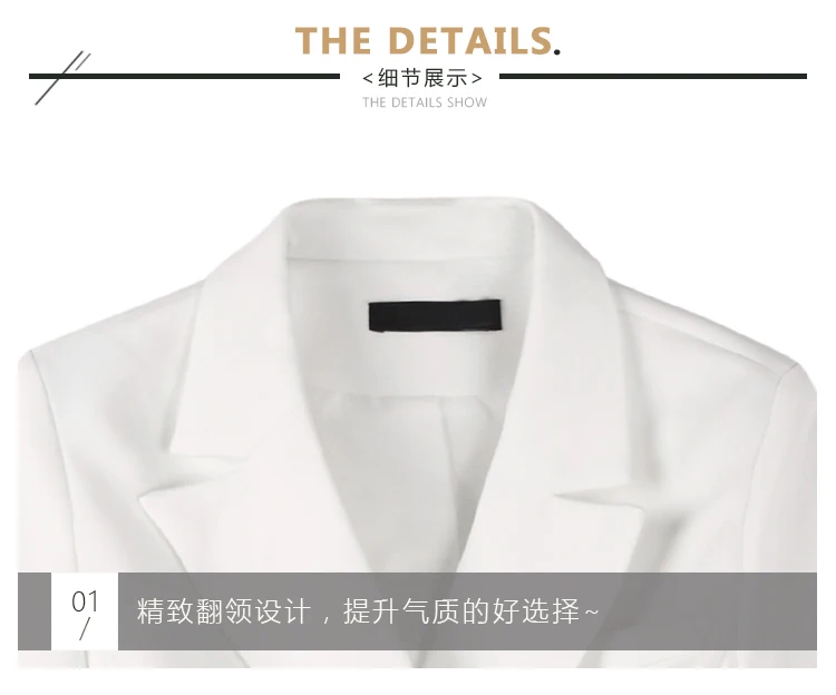 Новые костюмы для торжественных случаев для Для женщин Повседневное офисные Бизнес Suitspants работы Черный Белый Одежда Устанавливает Единые Стили элегантный брючный костюм