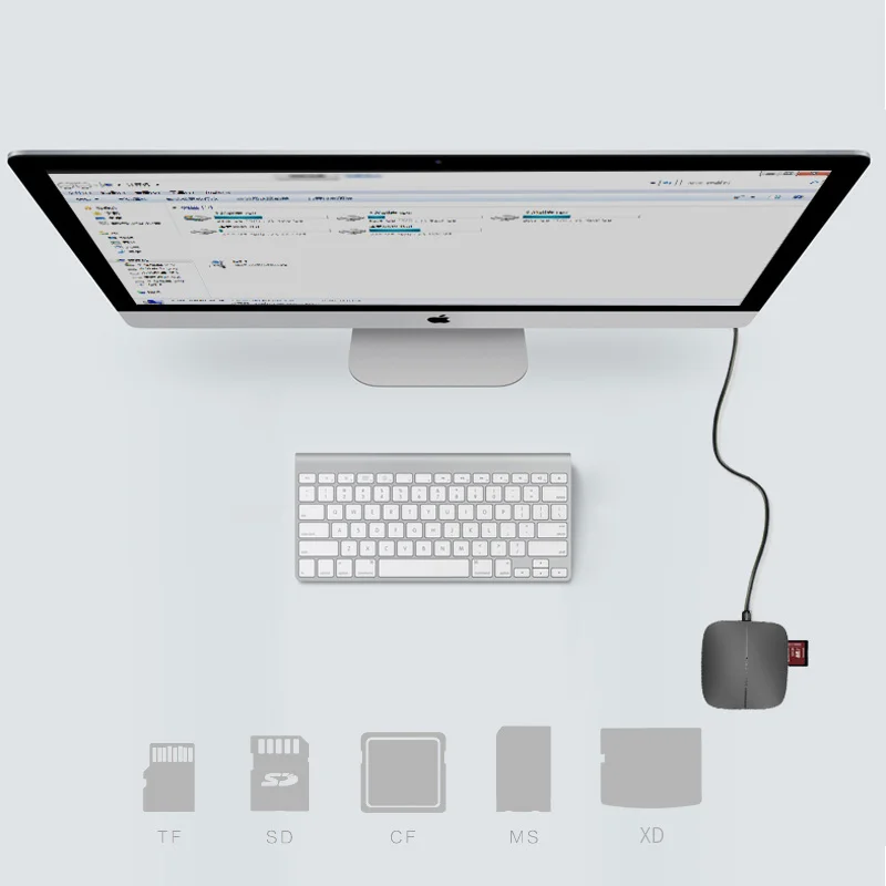 Vention все в 1 взаимный обмен данными между компьютером и периферийными устройствами 3,0 кард-ридер Мульти устройство чтения карт памяти USB TF для SD для CF для MS карта адаптер Поддержка 256 г