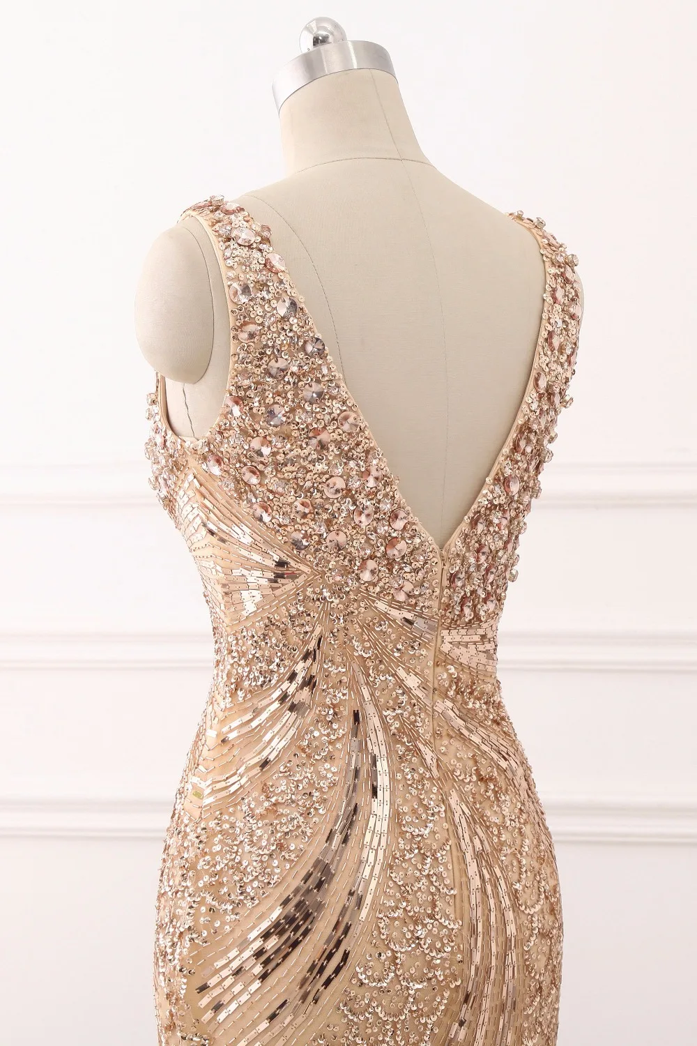 Champagne Vestido De Desta_conew1