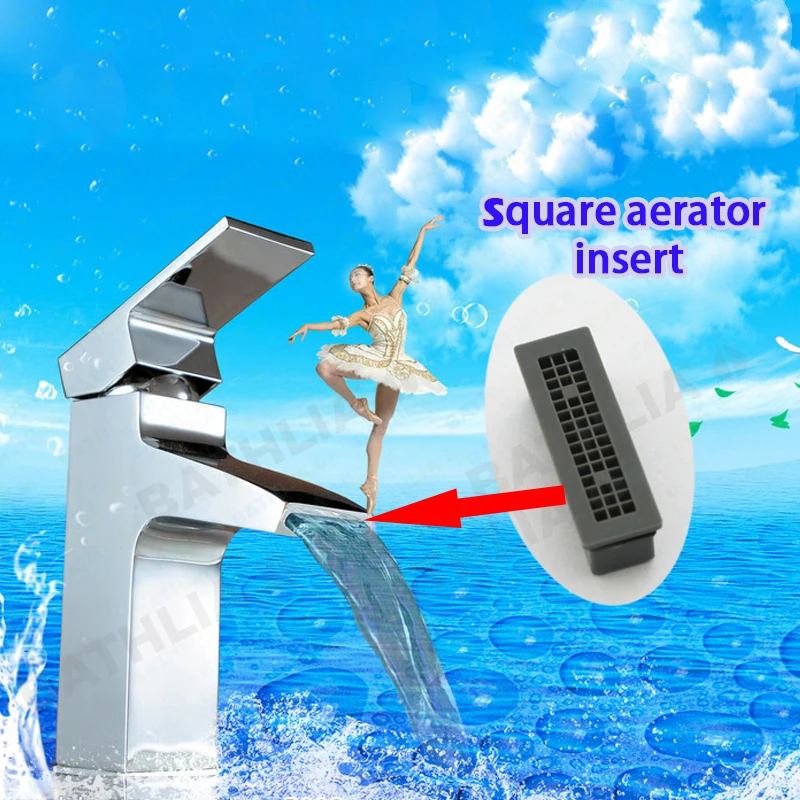 Buy POM inlay Core Square Square Rectangle Faucet