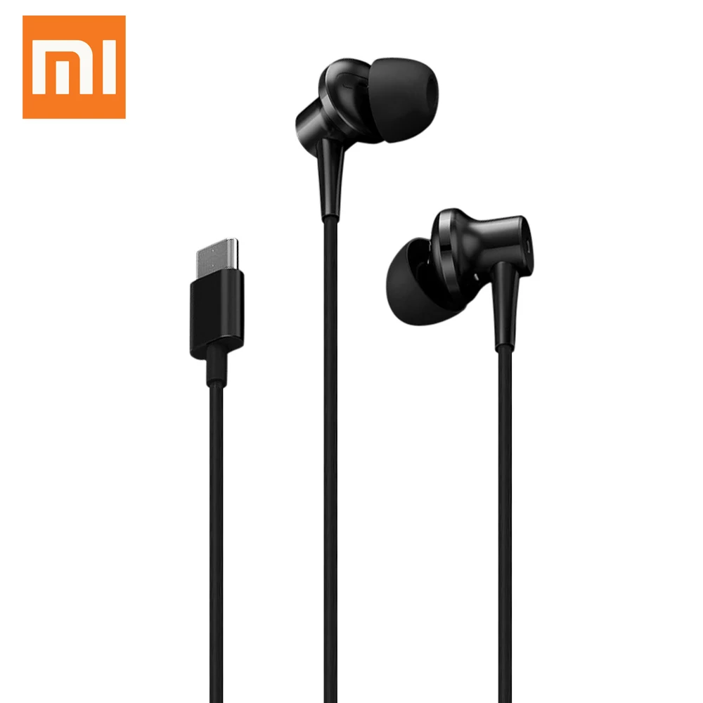 

Xiaomi ANC Hybrid Type-C Earphone Noise Cancellation In-ear Earbuds with Microphone Support Line Control for Mi6 MIX Note2