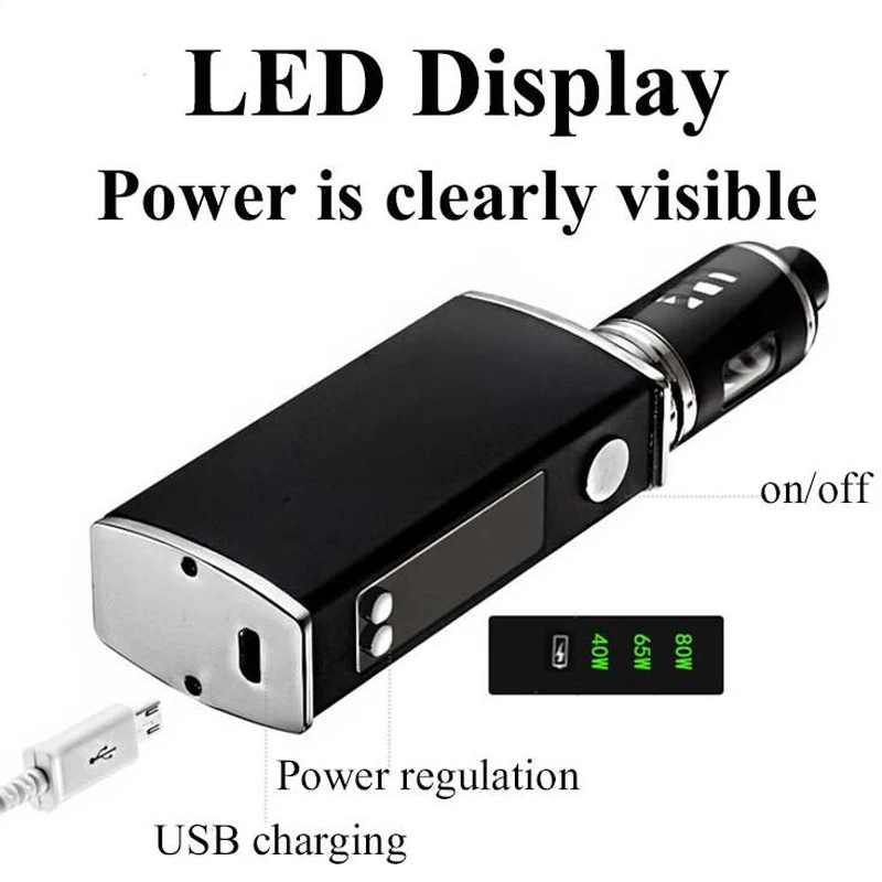 Electronic Cigarette 40W-80W Mod Big Box Kit 2200mah 0.5ohm Battery 2.8ml Tank Big Smoke Atomizer Electronic Cigarette 40W-80W Mod Big Box Kit 2200mah 0.5ohm Battery 2.8ml Tank Big Smoke Atomizer