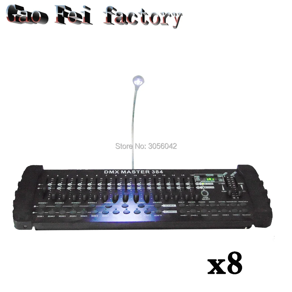 

8pcs/lot 384 Stage Lighting DMX 512 Console For LED Par Moving Head DJ
