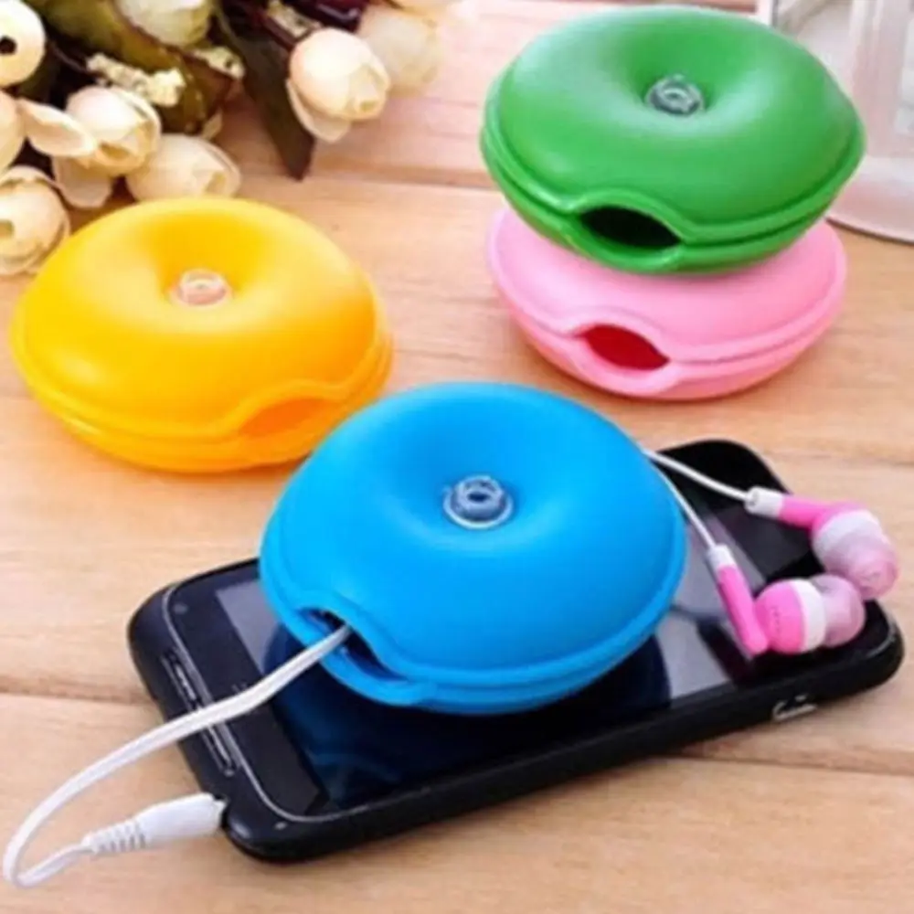 High Quality cute Turtle Headphone Earphone Winder Wire Box Cord Cable