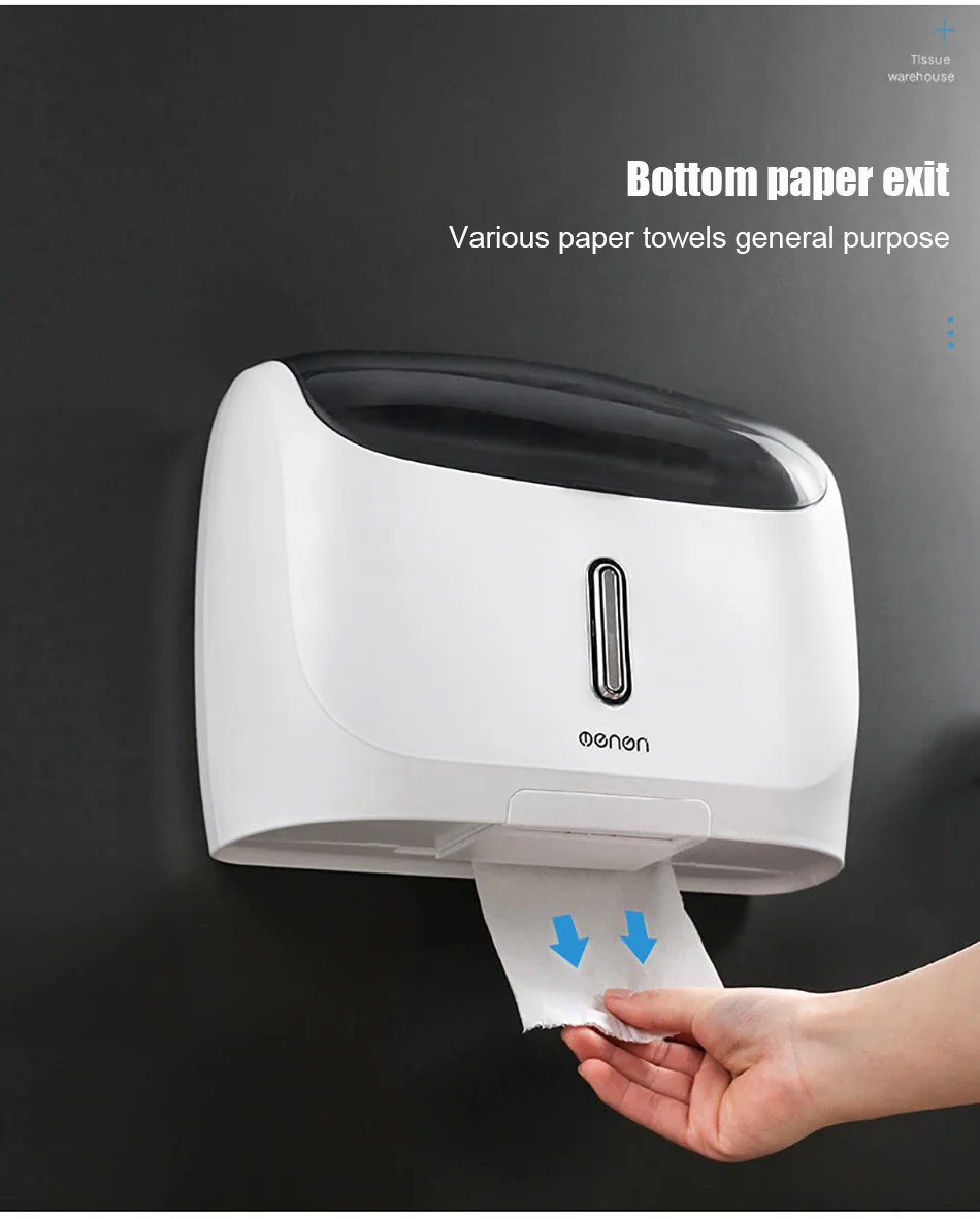 BAISPO держатель туалетной бумаги настенное крепление туалетной бумаги Диспенсер для ванной портативный тканевая коробка для хранения товары для дома, ванной