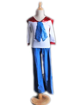 

Children's Male Navy Wind Two-piece Blue Women's Lyrical Dance Dress Ballet Skirt For Girls Professional Tutu Spandex