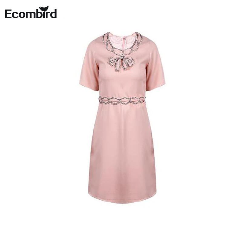 Pink Women Mini Dress