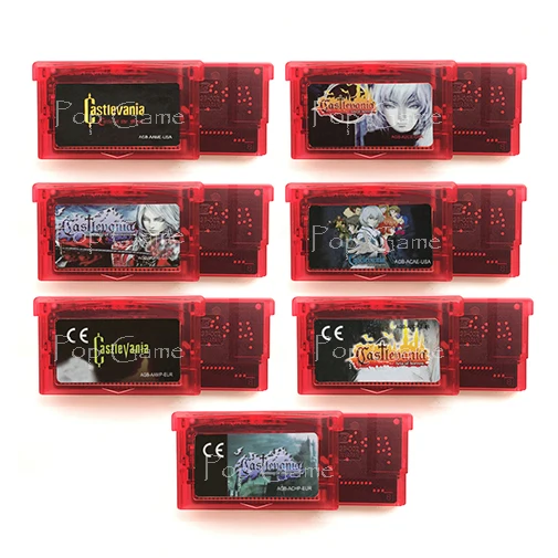 

Castlevania Series English or Spanish for 32 Bit Video Game Cartridge Console Card Handheld