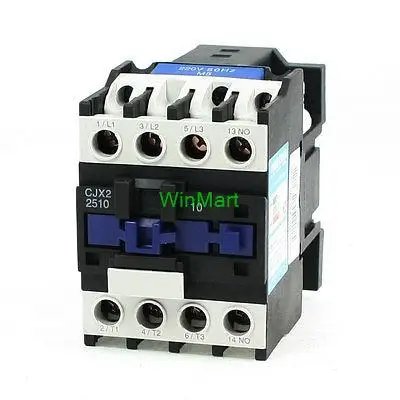 CJX2-2510 690V 40A 3-полюсный 3 P NC DIN Rail контактор переменного тока 220 В 50 Гц катушка |