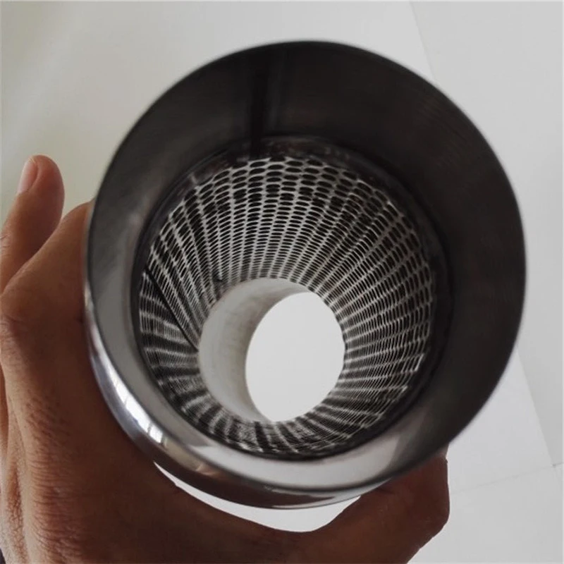 

Decoration Exhaust Muffle Pipe Stainless Steel Polished 1Pc Replacement