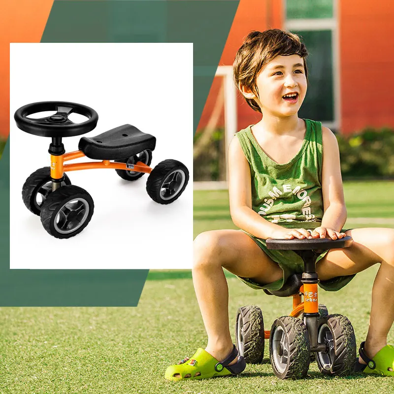 Child Drift Trike 4 Wheels Walker Kids Ride on Toys for 1