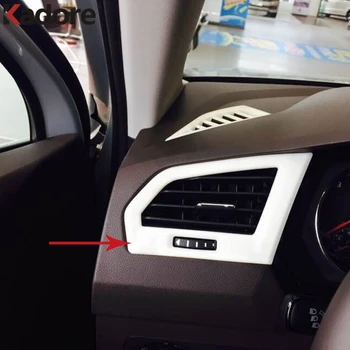 

For Volkswagen Tiguan 2017 2018 2019 ABS Matte Car Interior Air Vent Cover Trims Auto Outlet Frame Interior Accessories