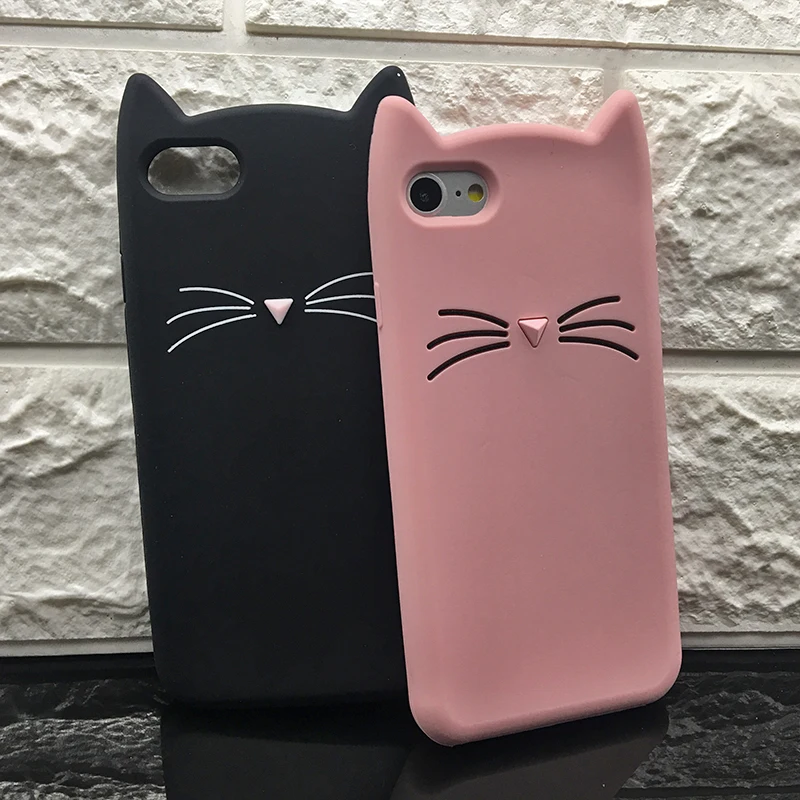 Case Cover For Iphone 5 5scute Silicone 3d Glitter Soft Tpu Cat Phone Cases Apple 6 6s 7 8 11 X Xr Xs Max Fundas Coque For Girl Mobile Phone Cases Covers Aliexpress