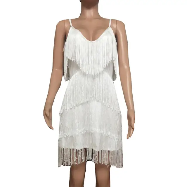 Multilayer Fringe Bodycon Party Dress (3 Colors) Queerks™