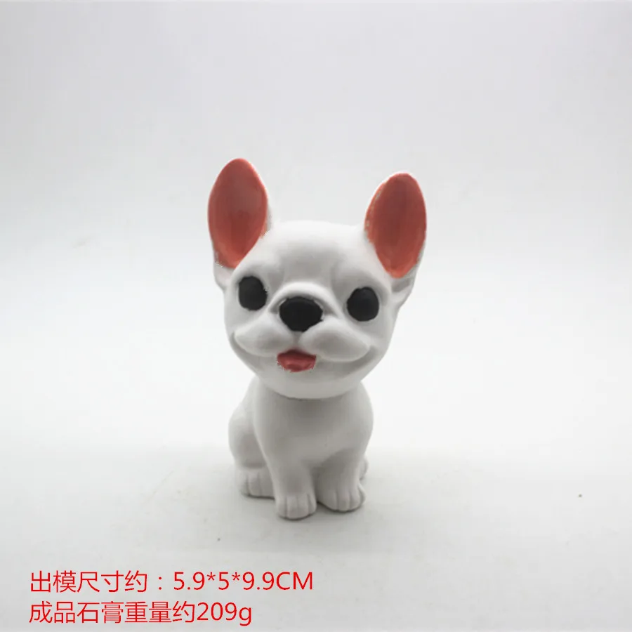 

Small puppy dog aromatherapy gypsum ornaments mold DIY cake chocolate silicone mold