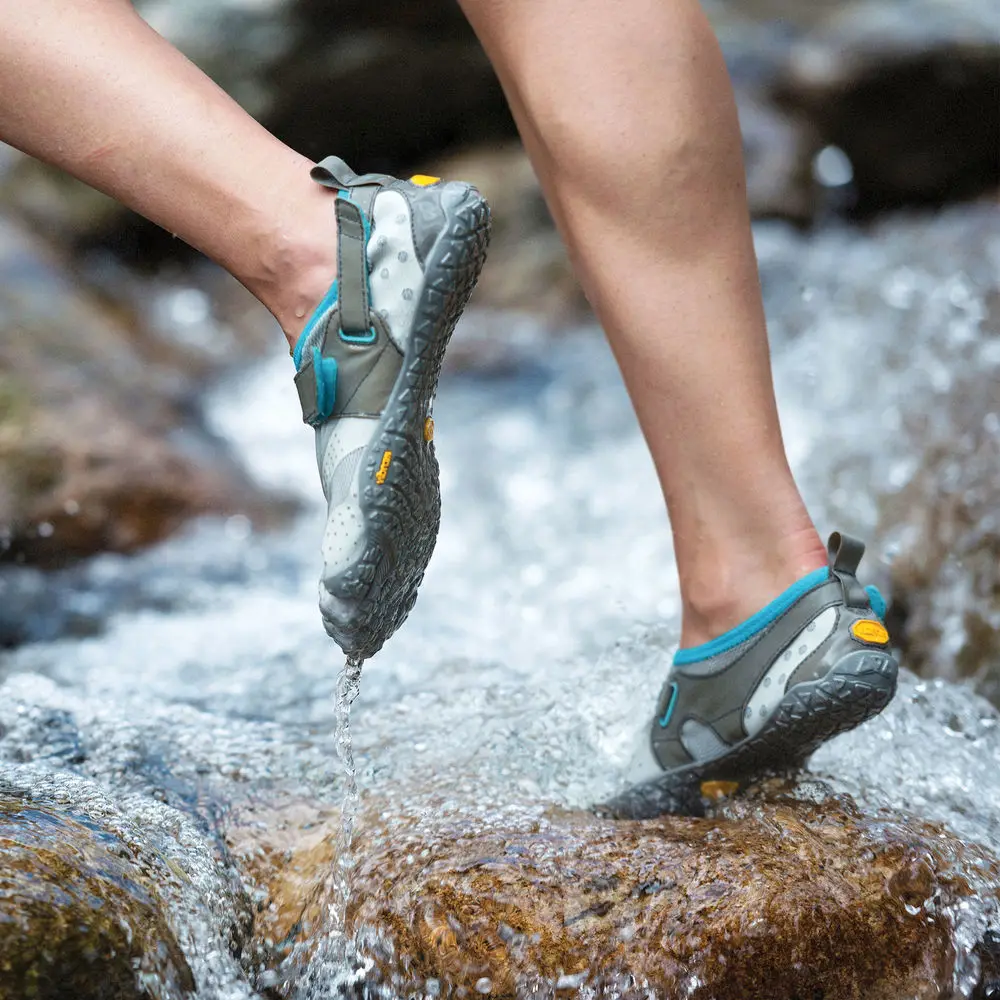 Vibram Fivefingers V-Aqua резиновый, с пятью пальцами, для водных видов спорта, нескользящий, дышащий светильник, вес, дизайн, водонепроницаемая обувь для мужчин