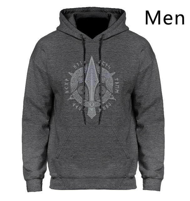 grey vikings hoodie