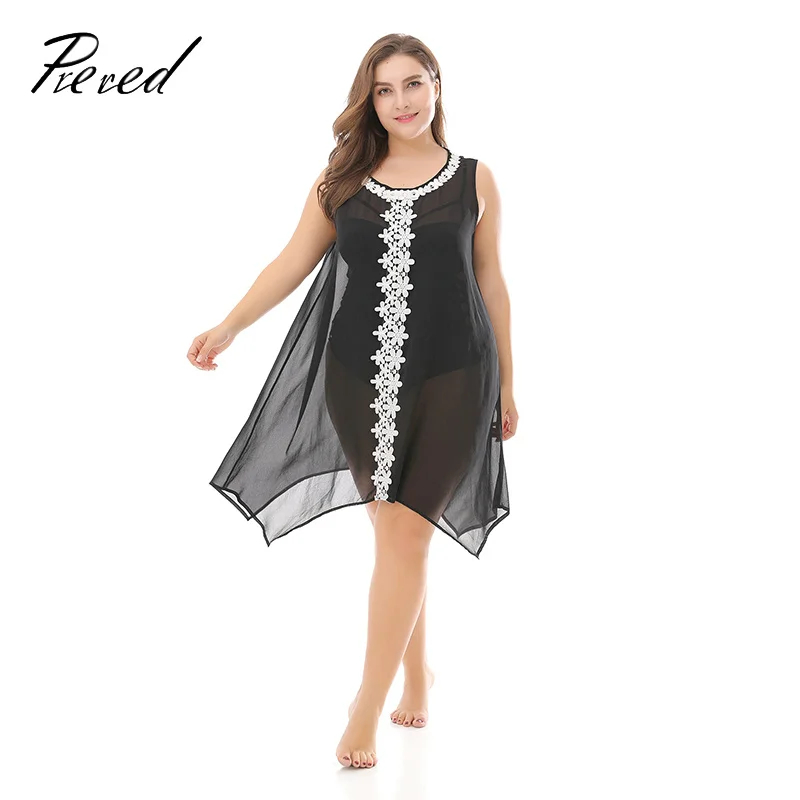

Prered Summer Dresses Plus Size Women Clothing 2019 Chiffon Dress Party Sleeveless Sexy Beach Vestido Clothes