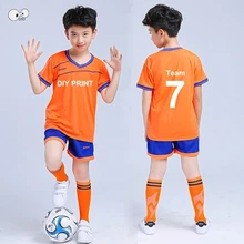 Пользовательские мужские футбольные майки Futbol набор Молодежный детский тренировочный костюм для футбола костюм DIY поддержка команда спортивный набор