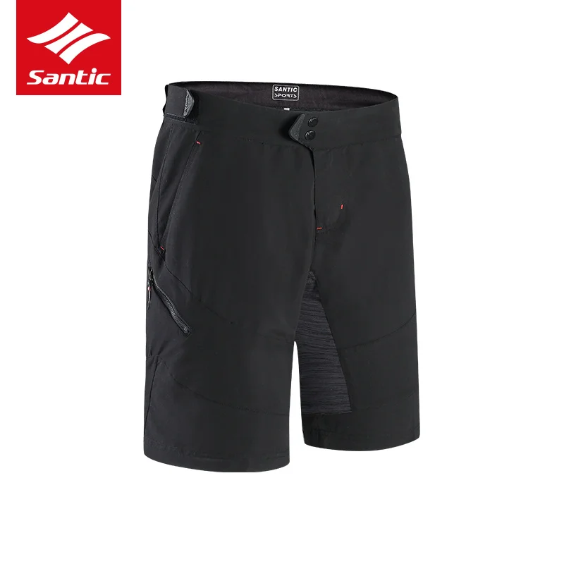 Велосипедные шорты Santic мужские быстросохнущие Короткие штаны для езды на