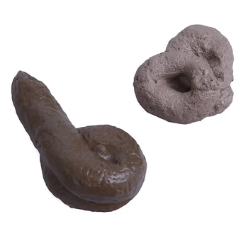 

Hot Sale Funny Toys Gag-Funny Joke Tricky Toys Mischief Turd Gag Gift Realistic Shits poop Fake Turd Classic Shit