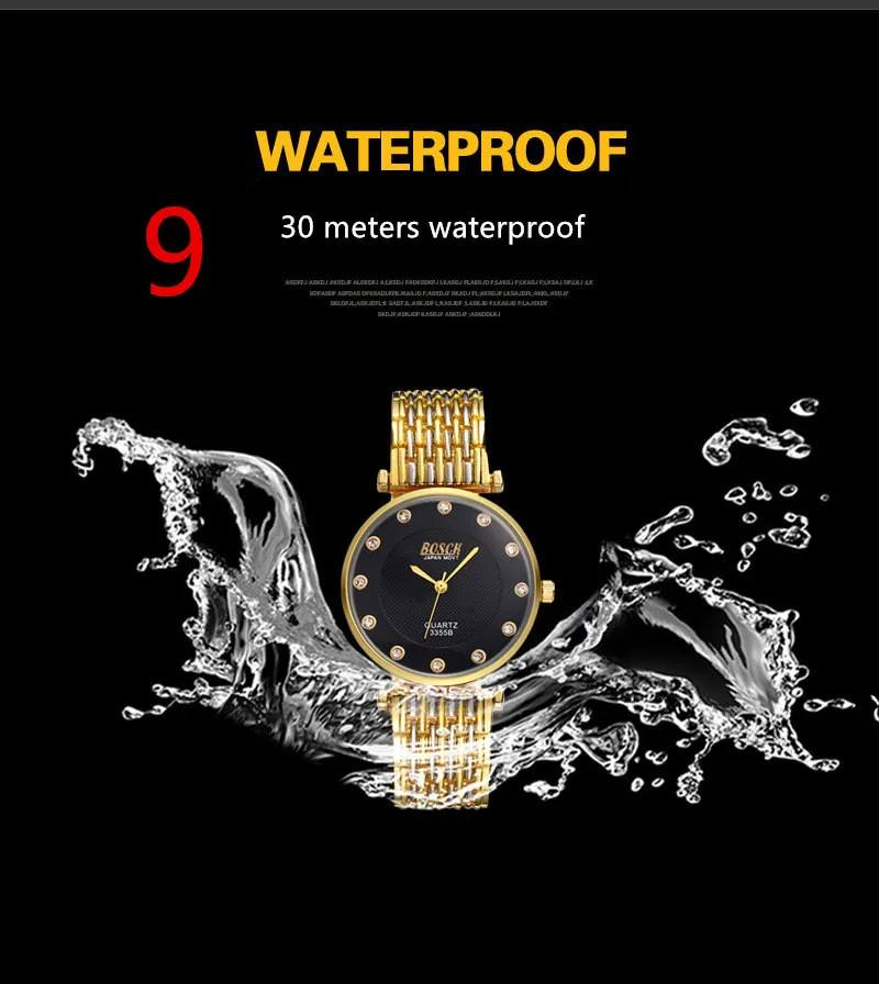 

s Watches Men's Waterproof Quartz Leather