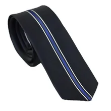 Галстуки coahella темно-синего цвета с серебряной/ярко-синей полосой дизайн панели шейный платок из микрофибры обтягивающий галстук 6 см