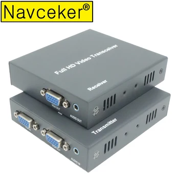 

DT215V 660ft Network VGA Over IP Audio Splitter Extender By Ethernet Cat5e Cat6 Cable 1080P VGA LAN Video Transmitter Receiver