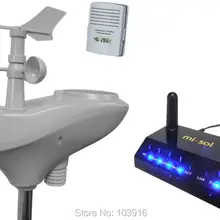 MISOL/IP Observator на солнечных батареях Беспроводной Интернет удаленный мониторинг метеостанция