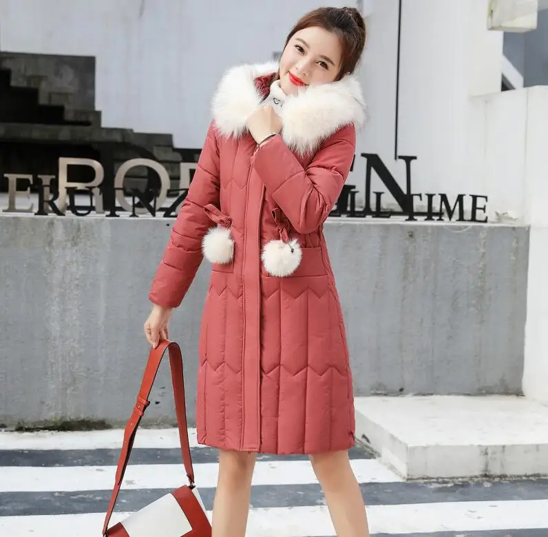 Large Size 3XL 4XL 5XL Parka Women Winter Jacket Winter Coat Woman Fur Coats Female Winter Jacket New Women's Jackets Long - Цвет: color 9