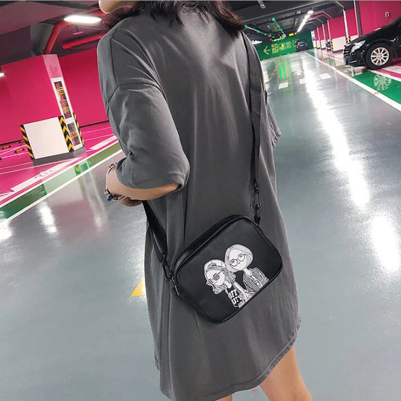 REPRCLA 2019 عارضة الحلو حقيبة كتف اللون الطباعة Crossbody أكياس صغيرة رفرف المرأة حقيبة ساعي مصمم الإناث يد