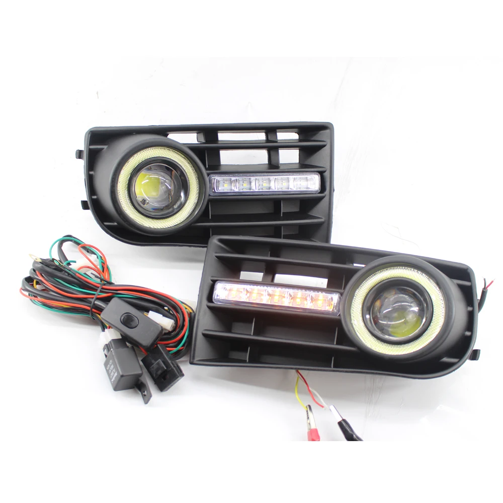 1 пара противотуманных фар решетки H3 для VW GOLF 5 MK5 Rabbit 2005 2009 & комплект
