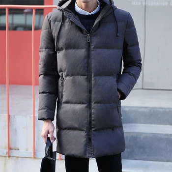 

Winter Jacket and coat Men Long Jackets Keep Warm Coat Casual Men's thick Overcoat Jackets parka homme