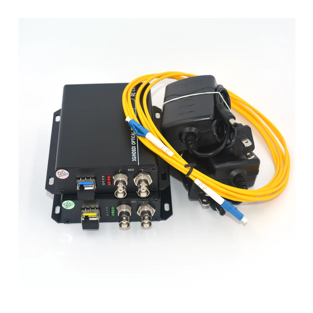 3G HD SDI Video/Audio over Fiber optic Media