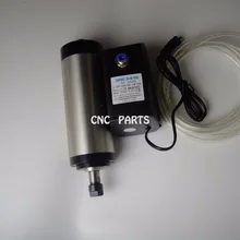 ER16 диаметр 80 мм 220 В водяного охлаждения 1.5KW шпинделя+ водяной насос+ 6 м Водопровод