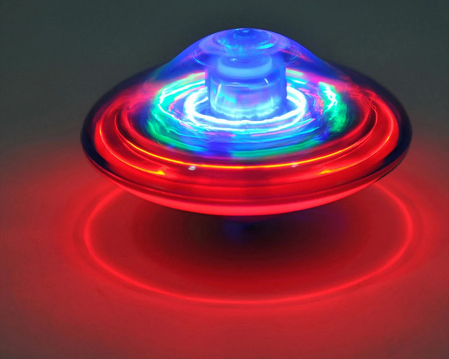 Новинка НЛО красочный Дрифт гироскоп светящиеся игрушки флэш музыкальный светильник-излучающий гироскоп киоски светильник-излучающие игрушки мальчики кляп подарки 10