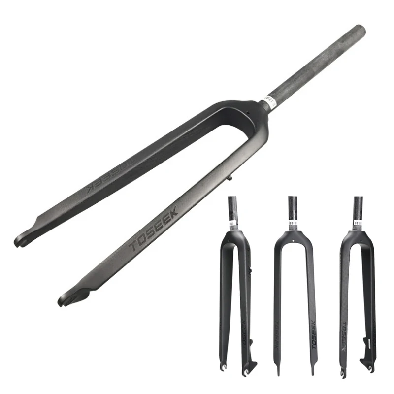 

MTB Bike Bicycle Carbon fiber Fork 26/ 29 Inch Straight Tube High Strength Ultra-light Front Fork Mountain Bike Accessories