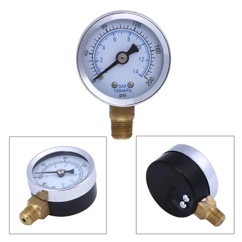 1/8 &quotNPT манометр топливный воздушный измерительный прибор для компрессора