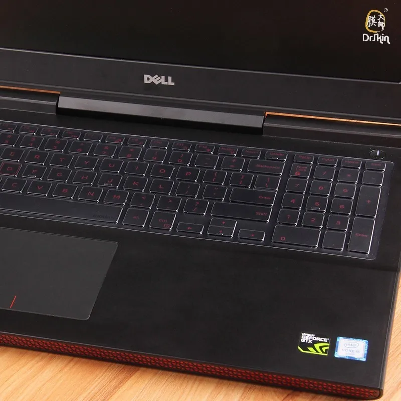 ТПУ крышка клавиатуры для DELL Ins 15 7577 7567 5570 5567 дюймов ноутбука Водонепроницаемая