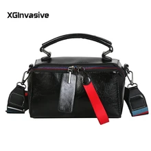 Bolsa Mujer сумки для женщин модные сумки двойная молния женские сумки почтальон Красочные Широкие ремешки Лоскутные сумки-тоут