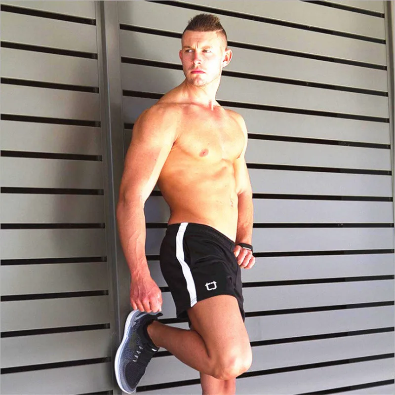 

2019 male fitness workout Shorts Men Style Casual Shorts Men's Summer Beach Shorts New brand Fashion Streetwear Jogger shorts