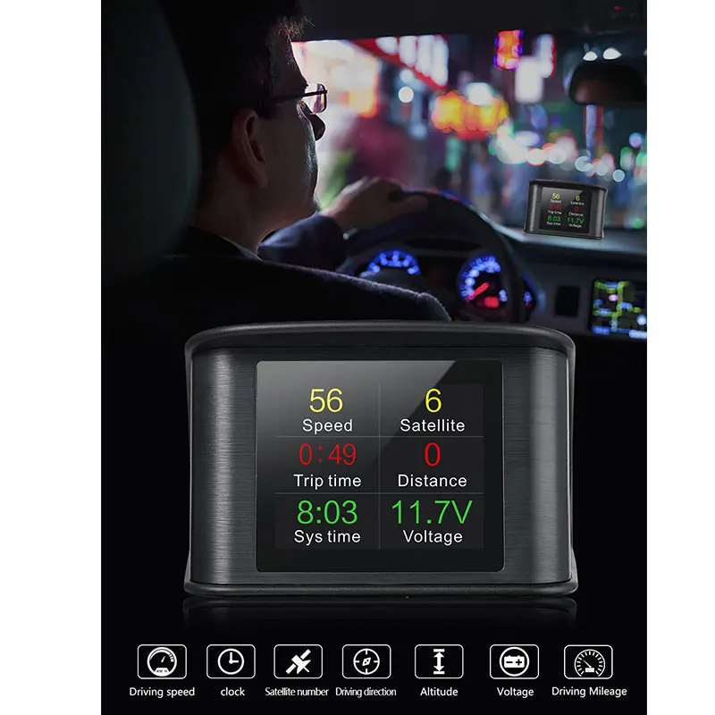 T600 Hud car head up display driving Computer Fuel Consumption Temperature digital car speedometer Gauge Diagnostic Tool T600 Hud car head up display driving Computer Fuel Consumption Temperature digital car speedometer Gauge Diagnostic Tool