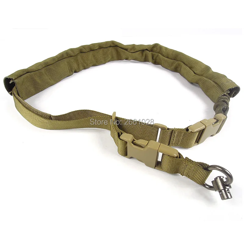 Outdoor Hunting Tactical 1 Point Quick Detach QD Swivel Gun Rifle Sling Strap Single One Point