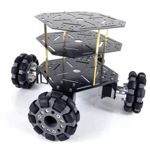 Новое поступление MT200S, с 100 мм Omni Wheels.4 WD, рама из нержавеющей стали. Мощный мотор. Для вентиляторы "сделай сам". Игрушечный автомобиль. Робот