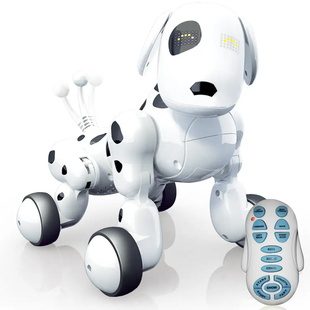 

Simulation Wireless Remote Control Smart Toy Machine Dog Child Puzzle Puzzle Toy Electronic Singing Dancing Pet Dog Kids Gift